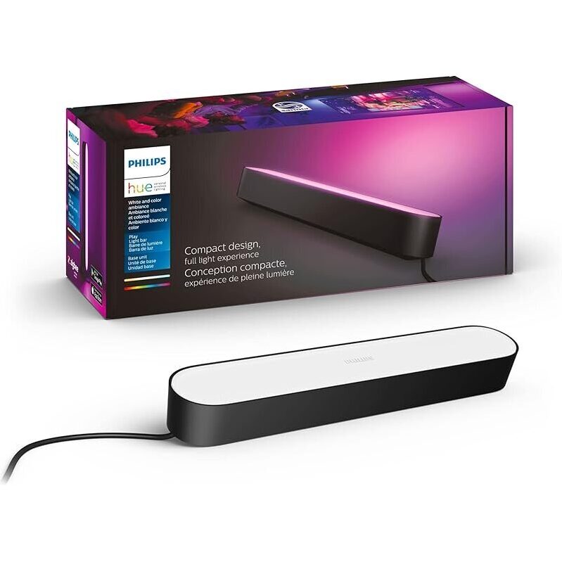 Philips Hue Smart Play Light Bar Base Kit - Enhance Your Gaming & TV Experience