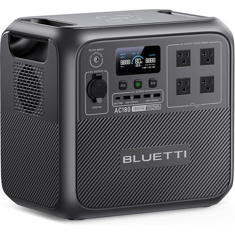 BLUETTI AC180P Portable Power Station - Reliable Backup Power