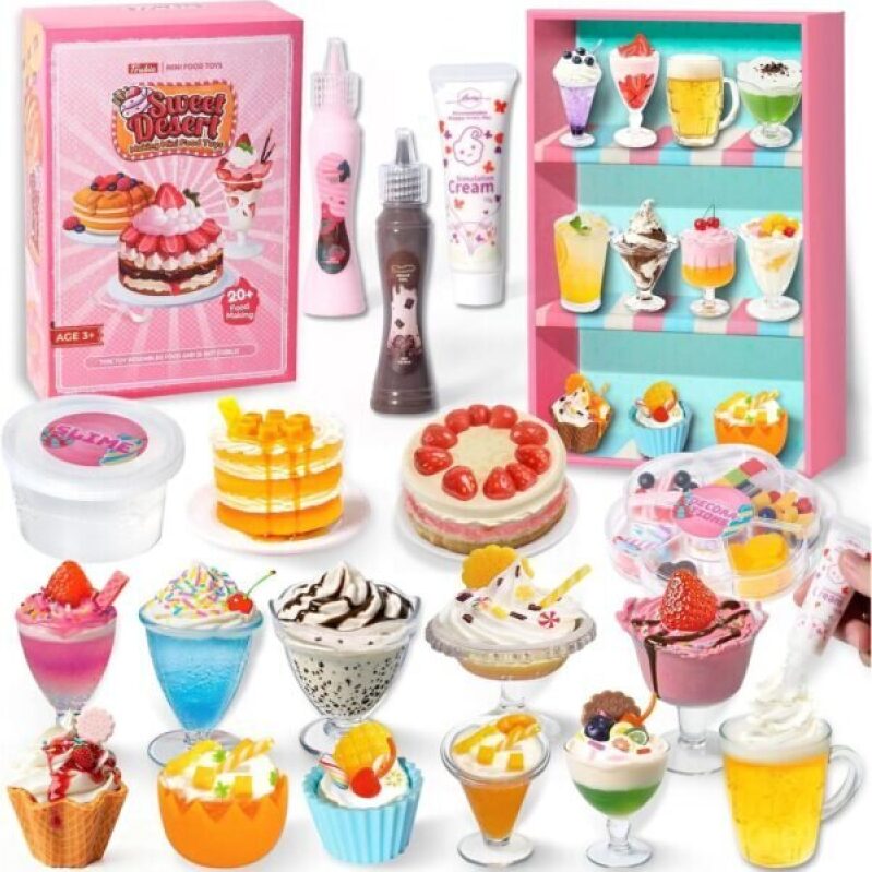 Miniature Food Slime Kit - 18 Pieces