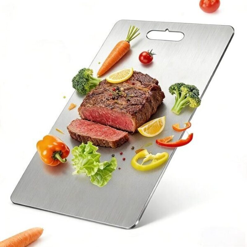 Double-Sided Titanium Cutting Board for Kitchen - 56% Off