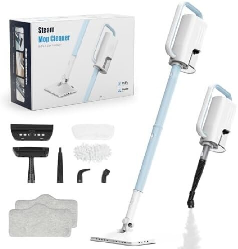 6-in-1 Steam Mop Cleaner: Deep Clean Like Never Before