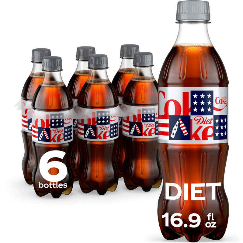 18 Bottles of Diet Coke Sugar-Free Soda - Prime Shipping