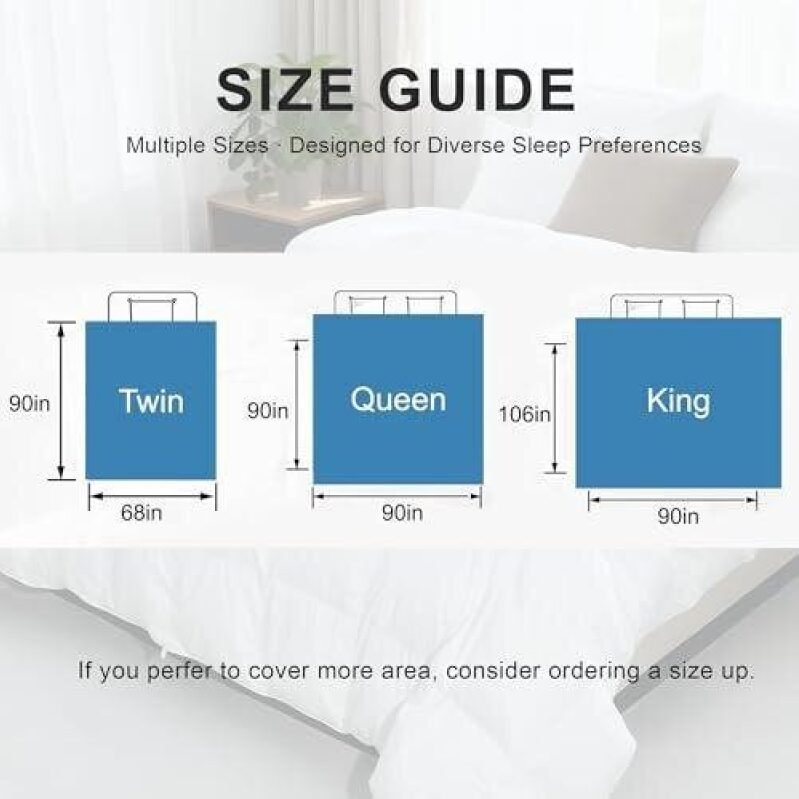 50% Off: Premium Goose Feather Down Duvet - Twin, Queen, King Sizes Available