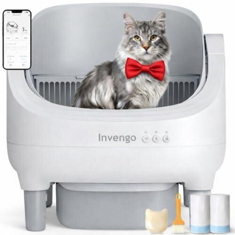 InveNGO Self-Cleaning Cat Litter Box - 50% OFF