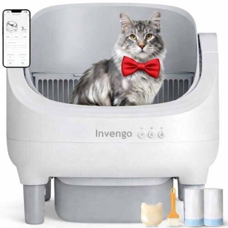 InveNGO Self-Cleaning Cat Litter Box - 50% OFF