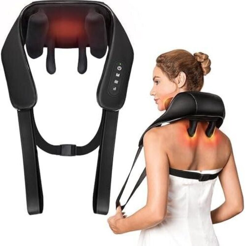 Valentine 4D Wireless Heating Neck and Shoulder Massager - 68% OFF