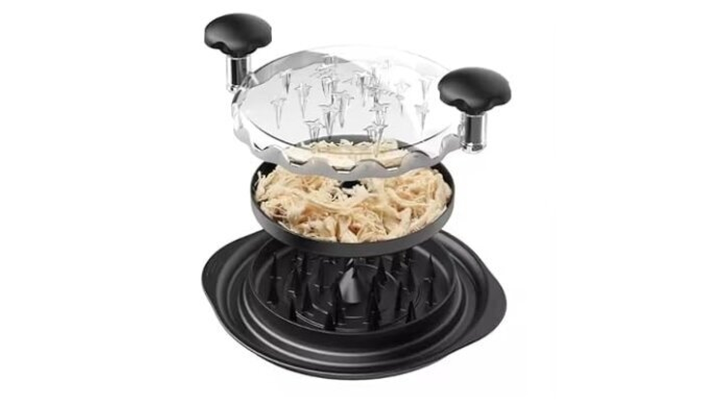 Chicken Shredder Large Chicken Breast Shredder Tool Twist with Brush&Fork