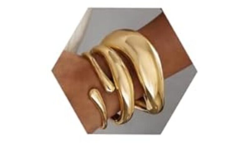 Chunky Gold Bangle Bracelets for Women: Bold, Elegant, Affordable