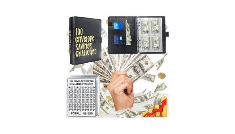 100 Envelopes Money Saving Challenge Binder & Budget Planner – Savings Book