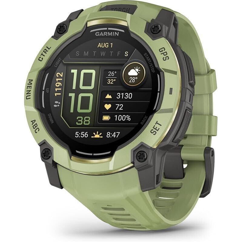 Garmin Instinct 3 50mm Smartwatch - Rugged GPS, 24 Days Battery, 1.3” AMOLED