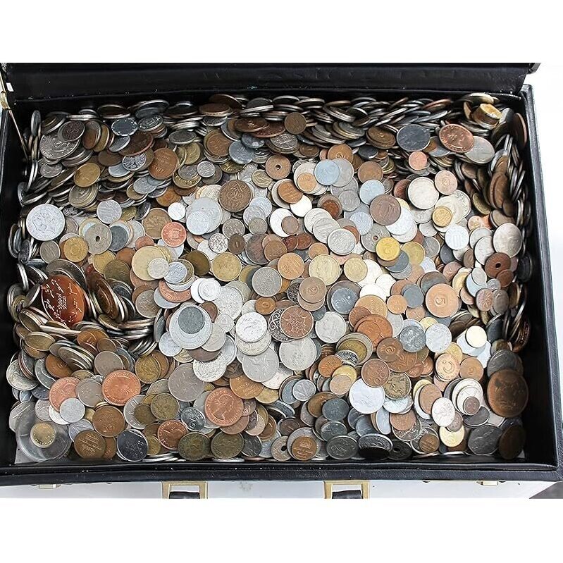 Grab Bag of Over 50 World Coins - 1/2 Pound