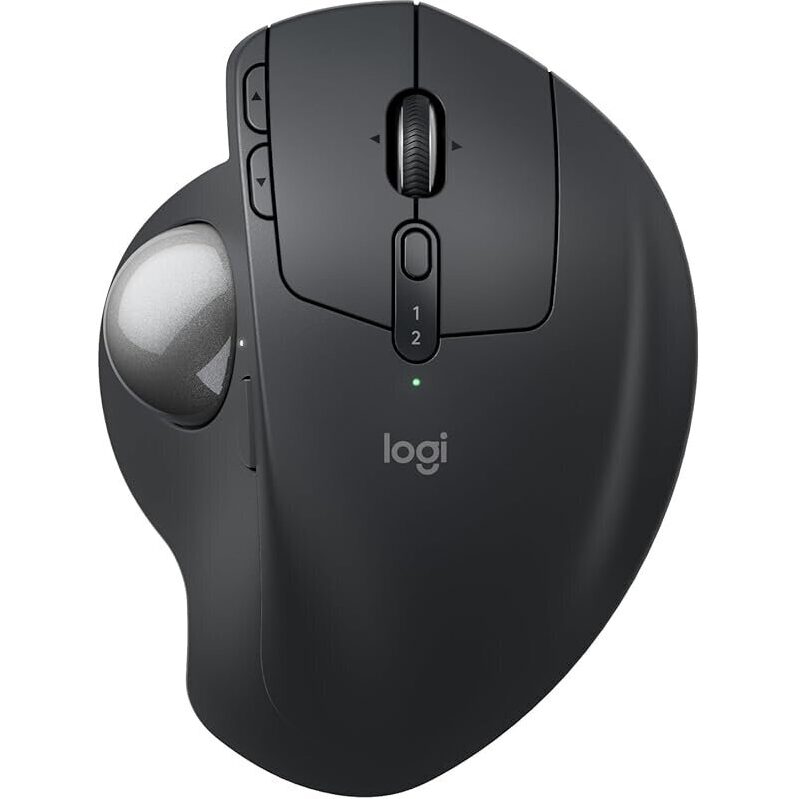 Logitech MX Ergo S Advanced Wireless Trackball Mouse - Precision and Comfort