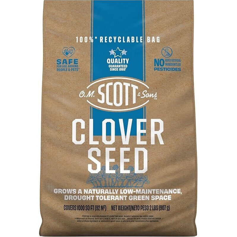 Premium O.M. Scott & Sons Clover Seed for Low-Maintenance Lawns