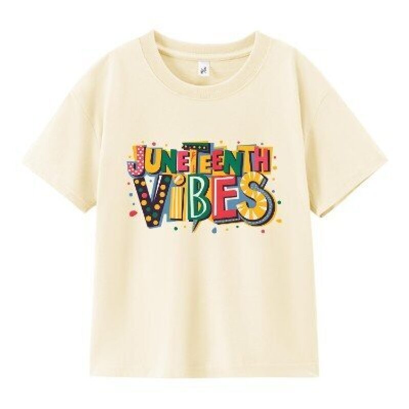Juneteenth Vibes Kids T-Shirt - Celebrate Freedom & Culture