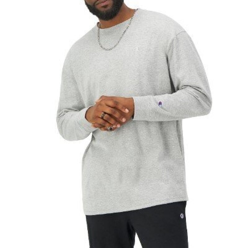 Champion Men's Long Sleeve T-Shirt - Premium Comfort