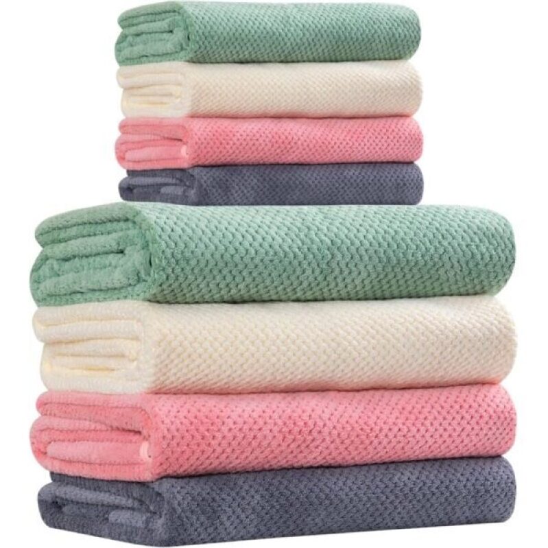 Super Absorbent Ultra-Soft Bath Towels - Perfect for Shower, Beach, and Spa