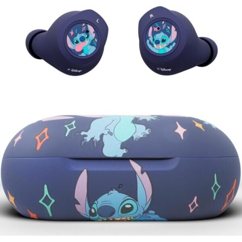 Disney Lilo and Stitch Bluetooth Headphones with Charging Case - Wireless Earbuds