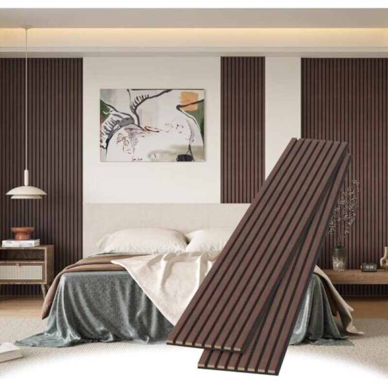 Elevate Your Space with POHARE Wood Slat Wall Panels - Modern, Durable, and Stylish
