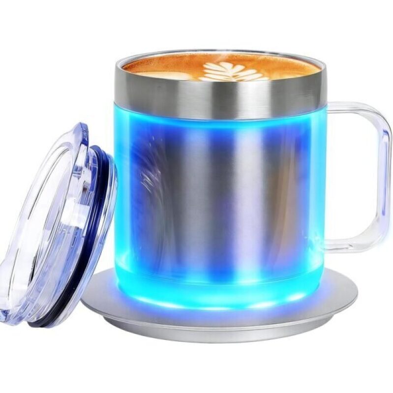 AURAGE Heated Mug for Coffee - Keep Your Beverages Warm with USB Electric Heating