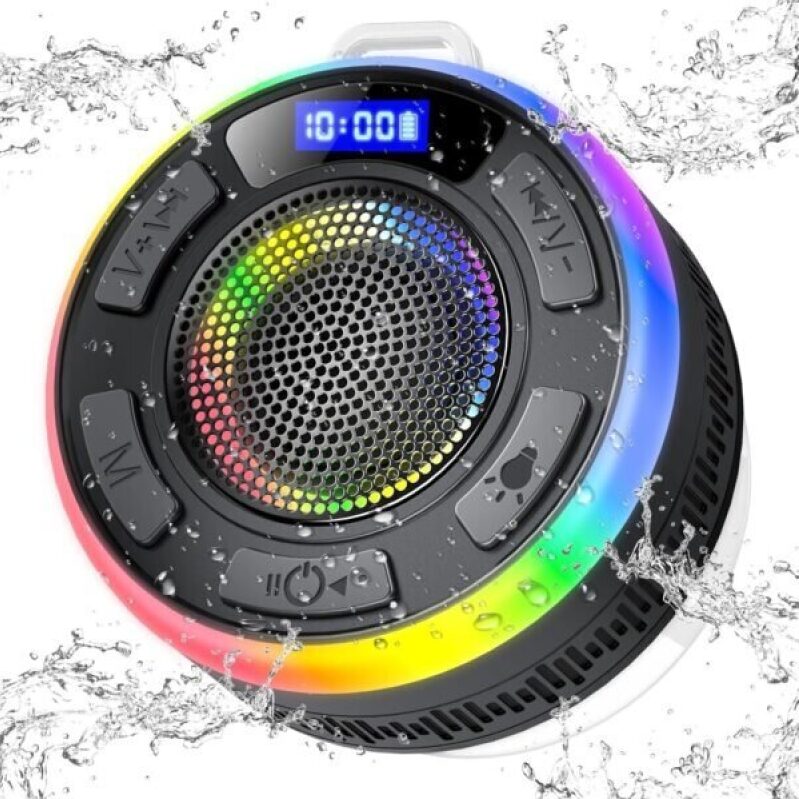 Portable Bluetooth Shower Speaker with HD Sound & Strong Suction Cup - 73% Off