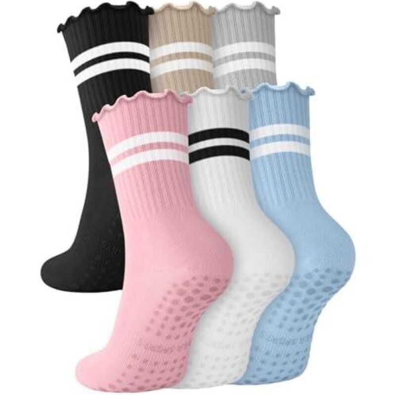 Non-Slip Yoga Socks - 46% Off - Multi-Color Set