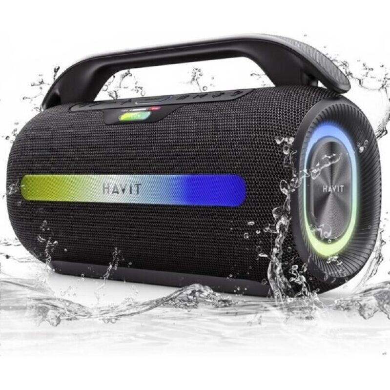 Havit 120W Bluetooth Speaker with Deep Bass, IPX6 Waterproof, RGB Light - 40% Off