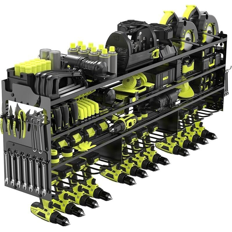 Maximize Storage with OUREST Power Tool Organizer Wall Mount