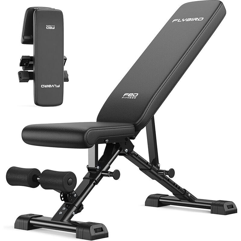 FLYBIRD WB5 Adjustable Weight Bench - Premium Home Gym Equipment