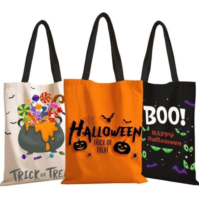 Halloween Trick or Treat Bags - 3 Pack - 50% Off