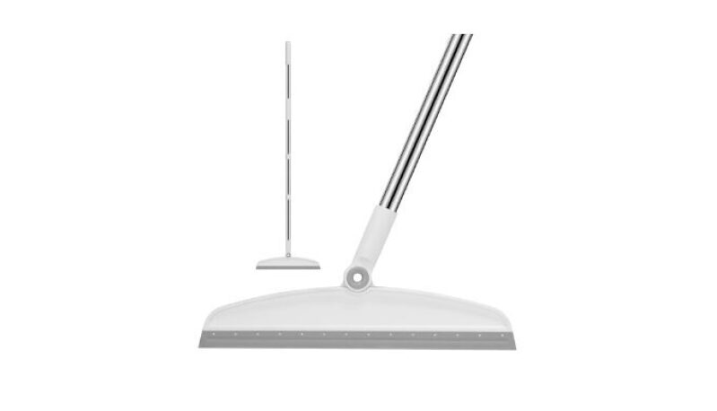 NACENA Silicone Floor Squeegee - 54-in Adjustable Multifunction Broom
