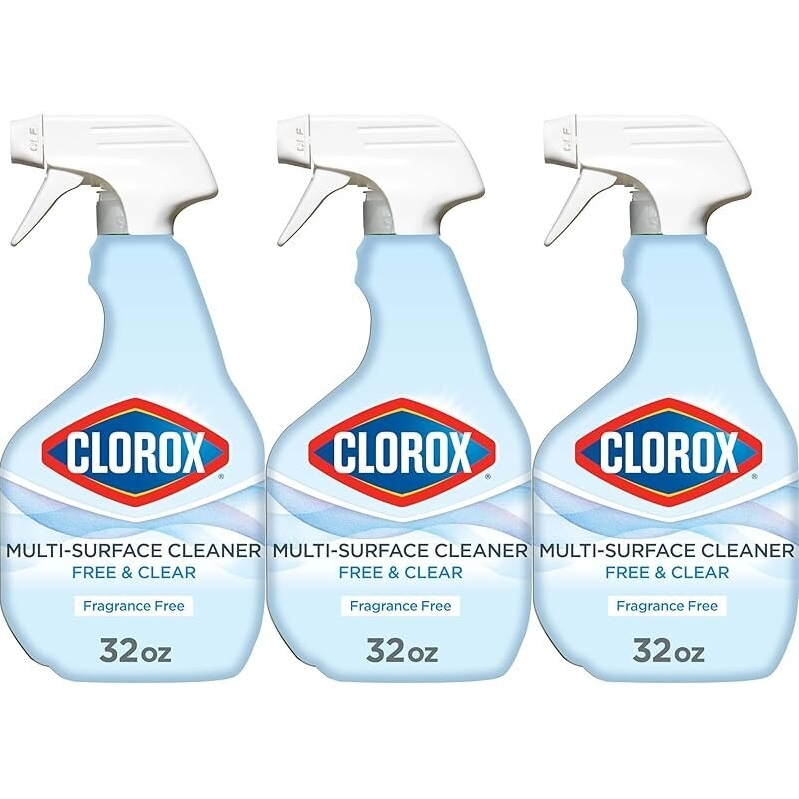 Clorox Free & Clear Multi Surface Cleaner 3-Pack, 32oz