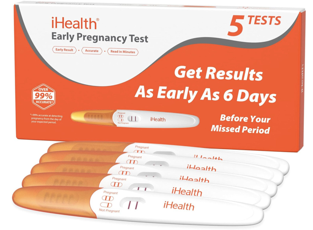 iHealth Early Pregnancy Test Strips - 5 Count, Prime Eligible
