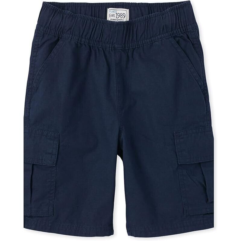 Navy Blue Boys Essential Cargo Shorts - Great Value & Comfort