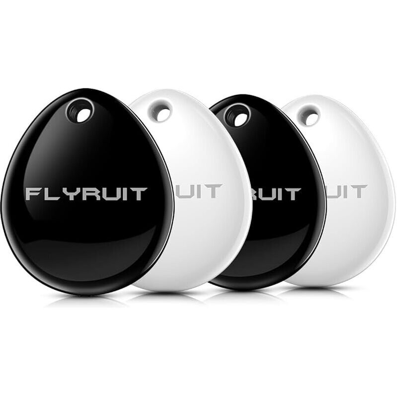 Flyruit Apple MFi Certified Air Tracker Tags (4-Pack, iOS Only)