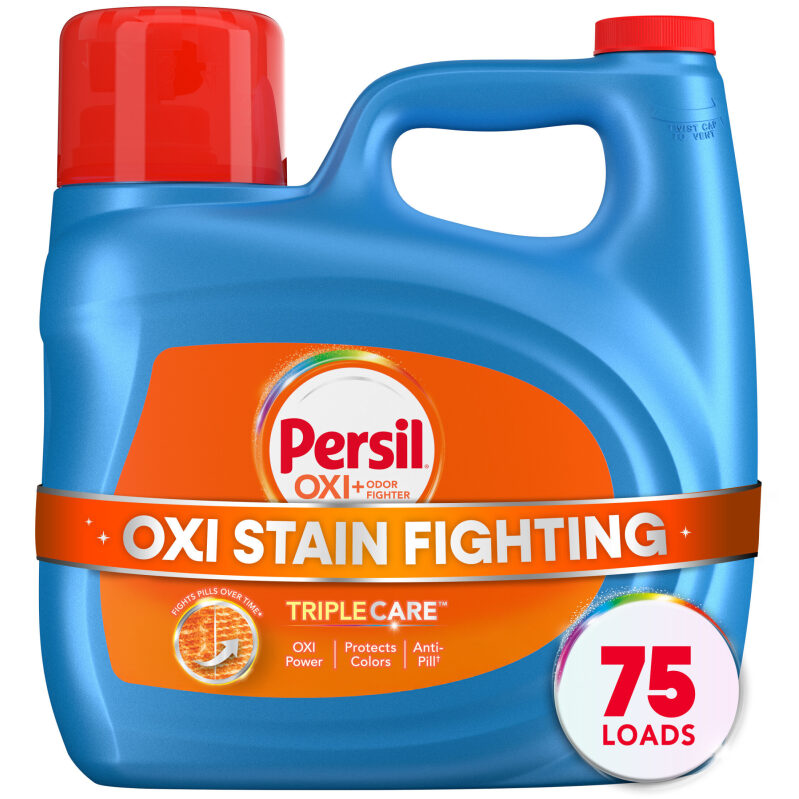Persil Advanced Clean Oxi+Odor Power Liquid Laundry Detergent - 75 Loads