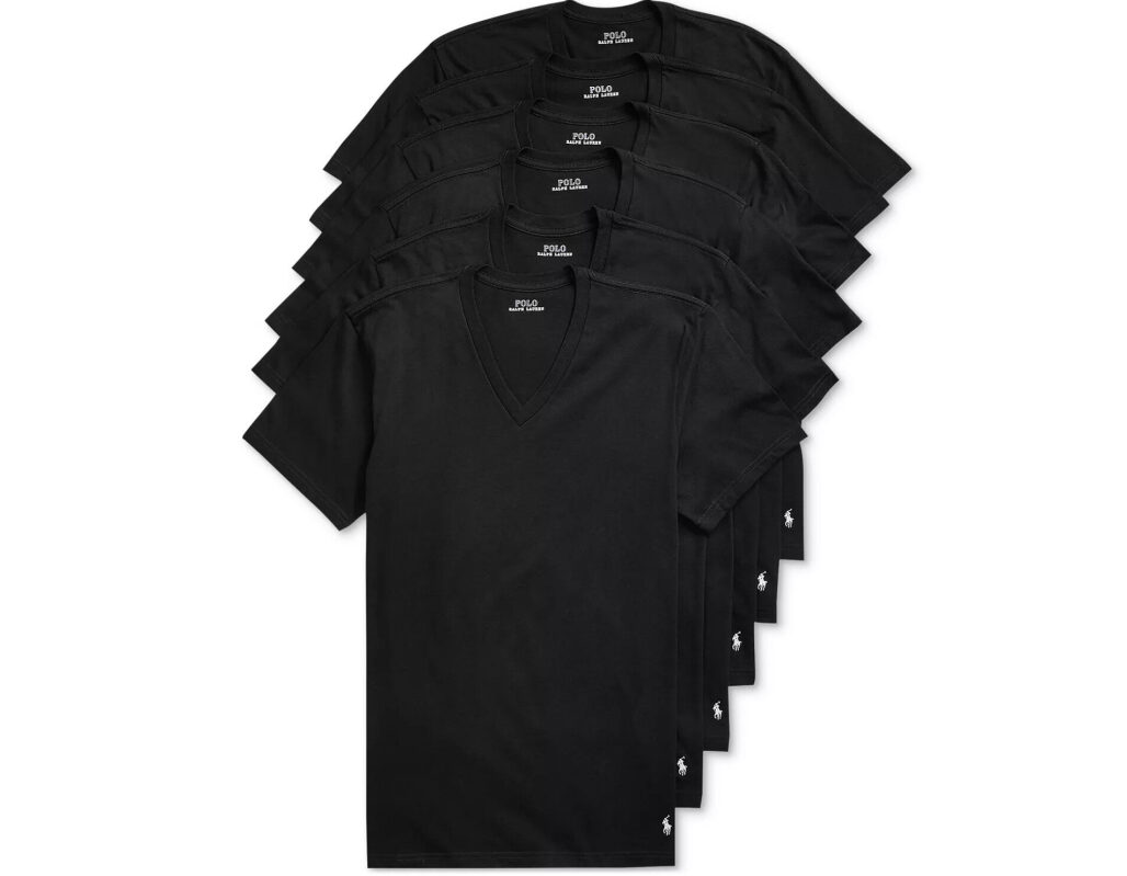 6-Pack Essential Men's T-Shirts by Polo Ralph Lauren - Discounted Deal