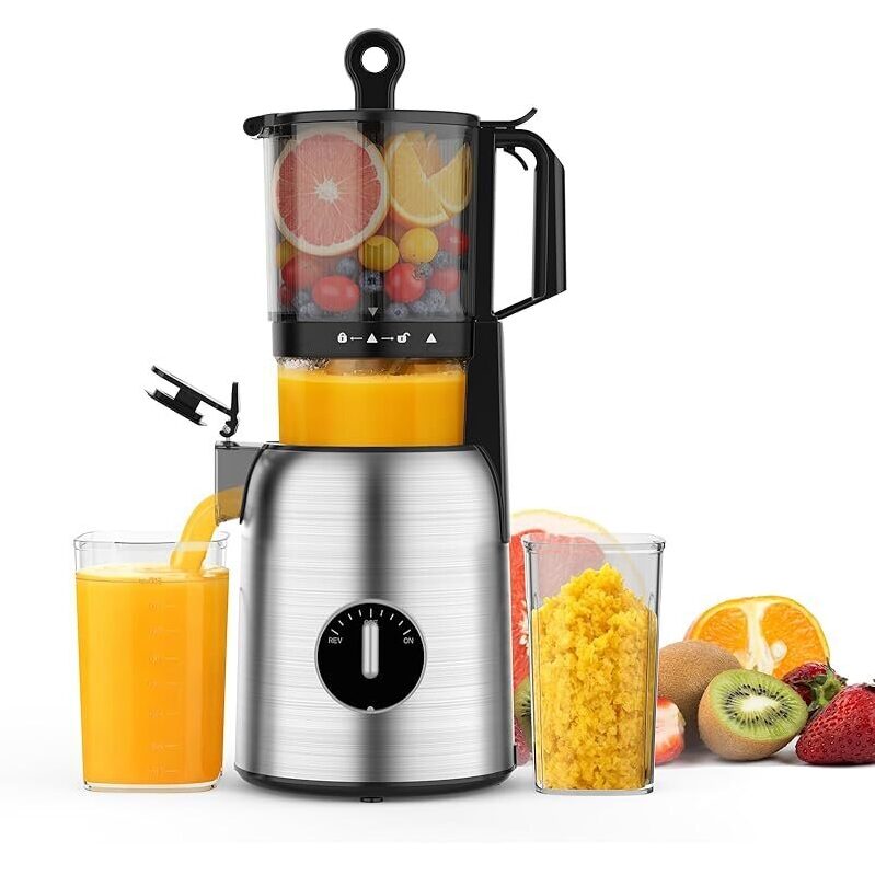 Kismile 300W Cold Press Masticating Juicer - Premium Quality