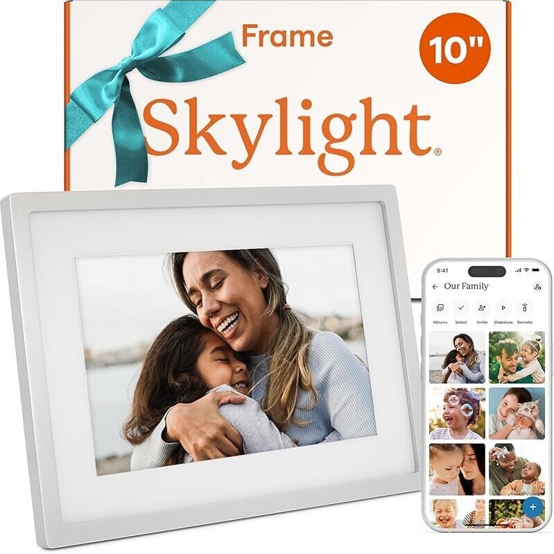 Skylight Digital Picture Frame 10-inch - Easy Setup & Full HD Display