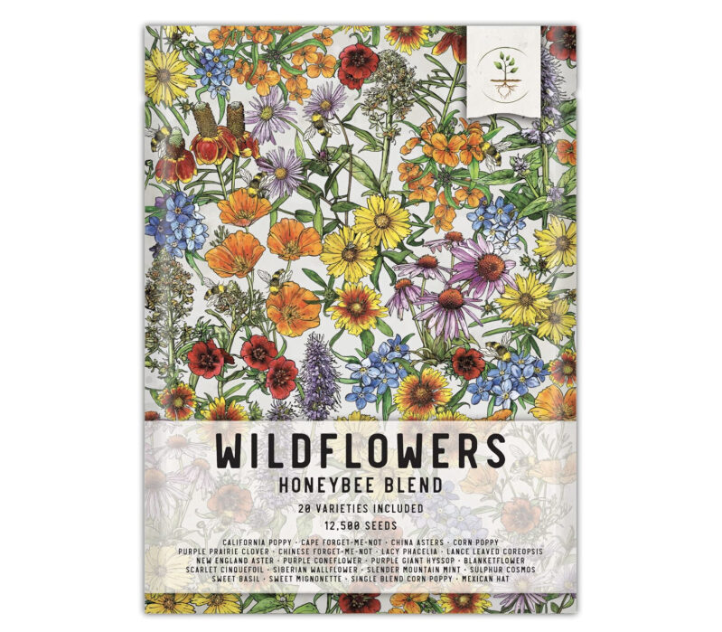 Wildflowers Honeybee Blend: 12,500 Seeds for a Vibrant Garden