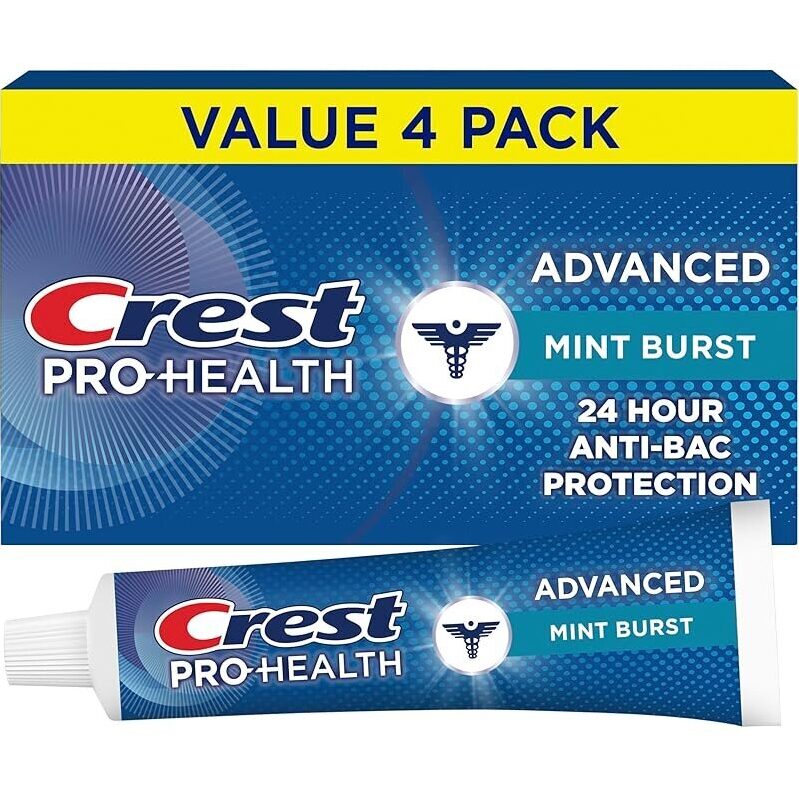 Crest Pro-Health Advanced Antibacterial Protection Toothpaste - 4 Pack