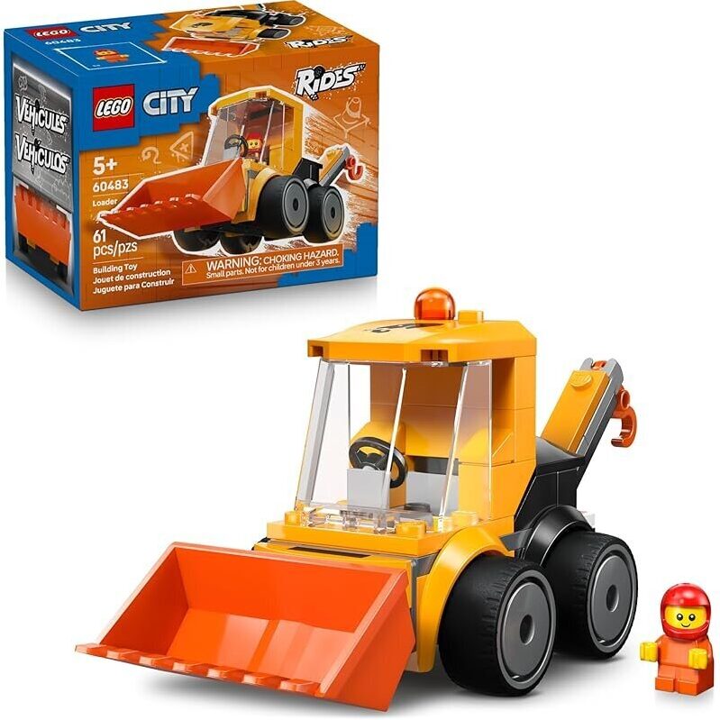 LEGO City Rides Construction Loader Building Toy for Kids