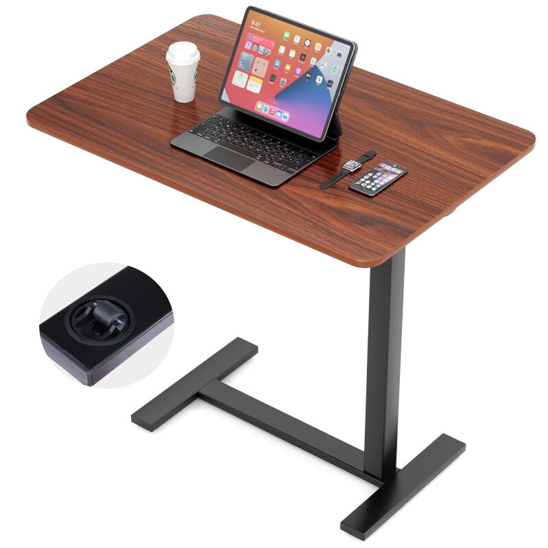 Versatile Mobile Standing Desk Overbed Laptop Desk - Perfect for Home Office