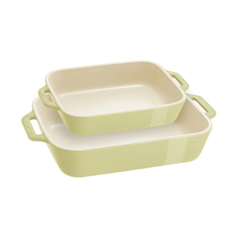 Staub Ceramic 2pc Rectangular Baking Dish Set - Perfect for Every Meal