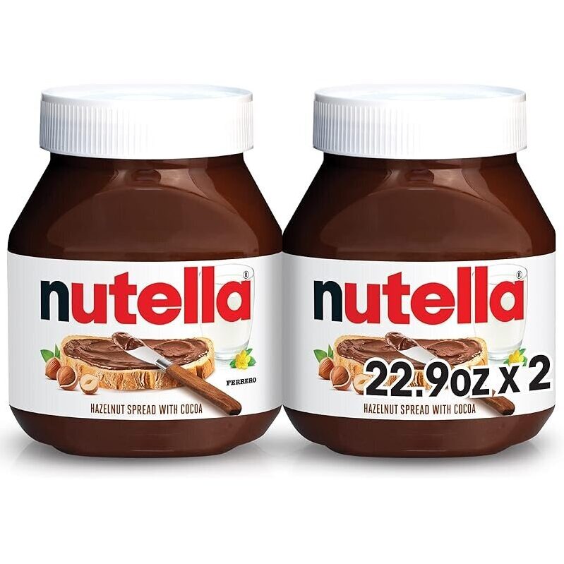 Double Delight: 2-Pack Nutella Chocolate Hazelnut Spread, 22.9oz Each