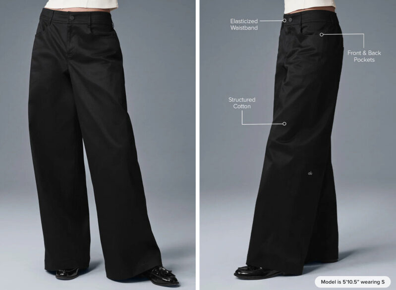 Alo Yoga Wide Leg Trouser - Stylish & Comfortable at a Steal