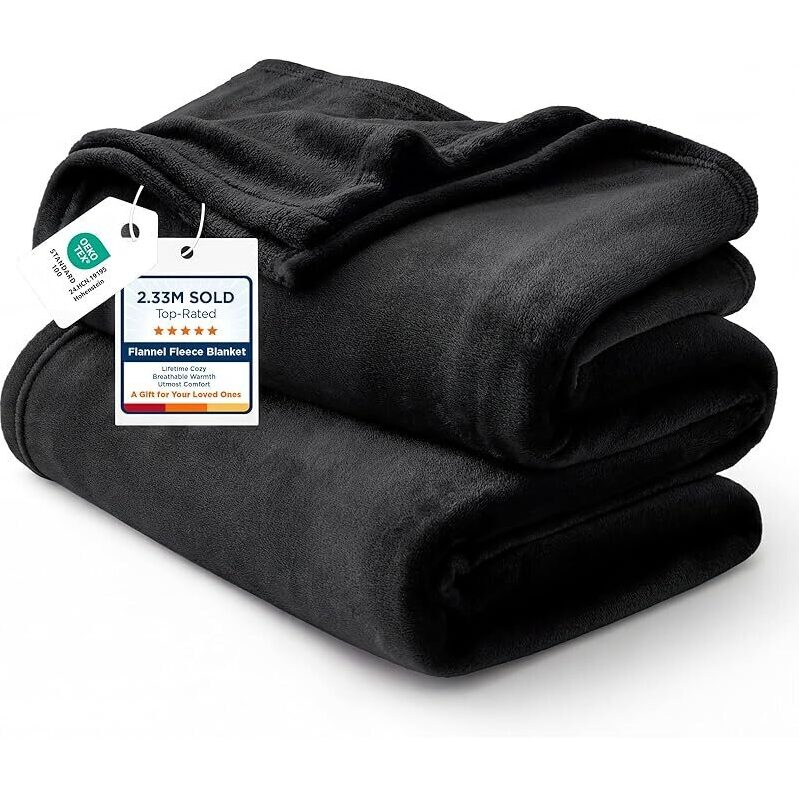 GentleSoft Fleece Throw Blanket 50x60-inch - Ideal for Cozy Comfort