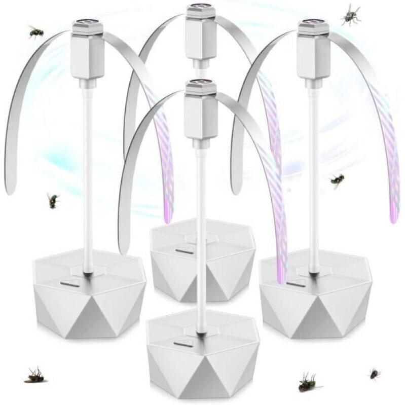 Fly Repellent Fans for Tables - 4 Pack Silver, 58% Off