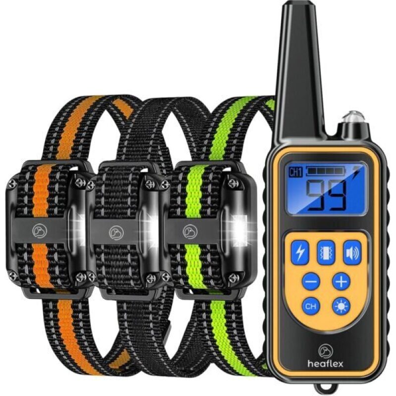Heaflex Dog Shock Collar - Efficient Training Tool for Medium/Large Dogs
