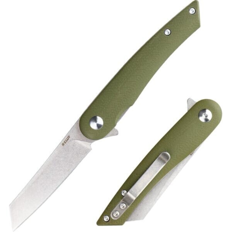 RXLUY Folding Pocket Knife - 2.79” 14C28N Steel Blade Micarta Handle