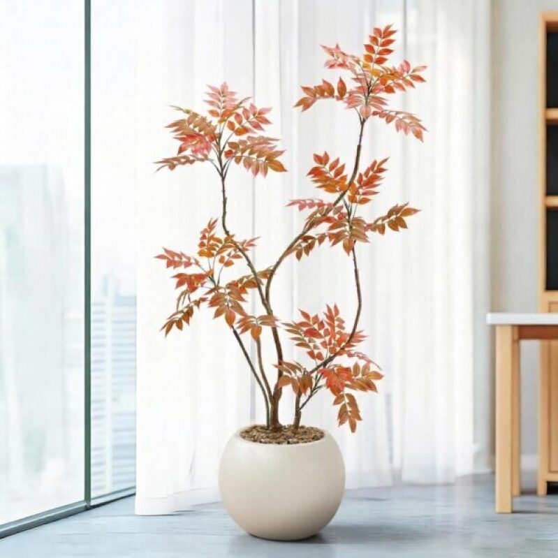 Elegant 5FT Artificial Mahonia Fortunei Tree - Perfect for Home or Office